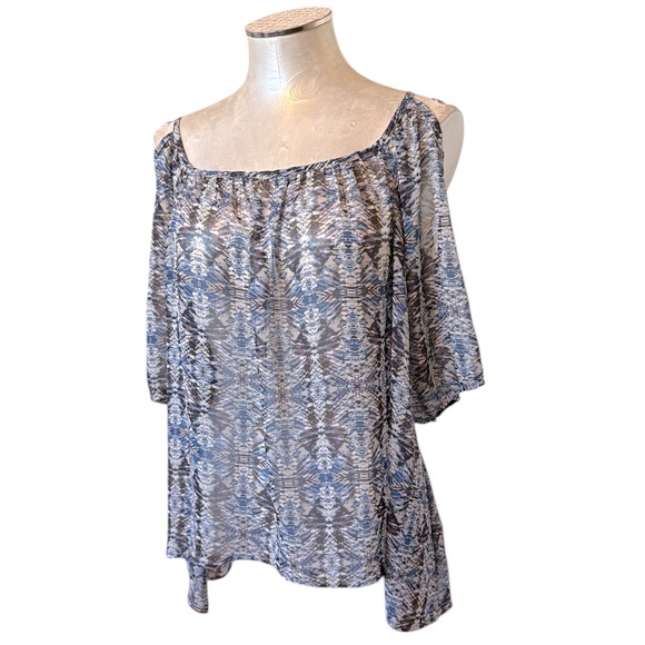 veronicam Tops - Veronicam Women’s Cold Shoulder Oversized Blouse Size Small